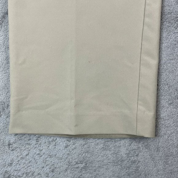 FootJoy Golf Performance Stretch Mens Pleated Tan Pants Athletic Casual 38x30 - Picture 7 of 10